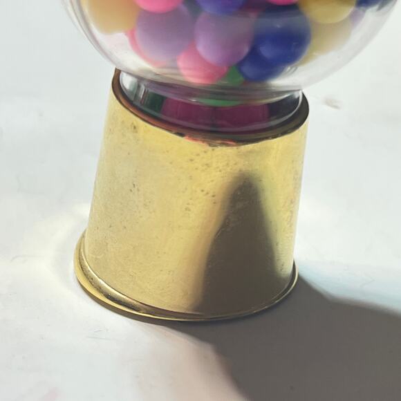 Elgin Mini Gumball Machine Clock Gold Tone Quartz Novelty Collectible Display - Picture 11 of 11
